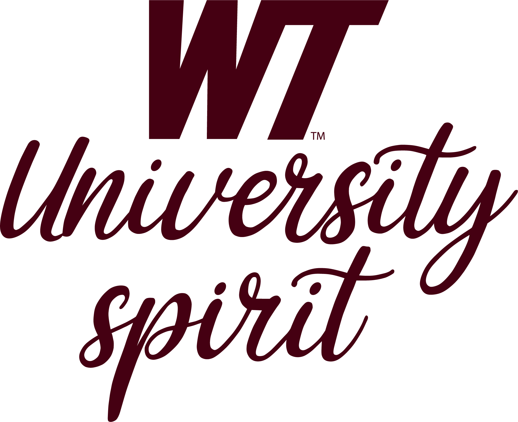 University Spirit logo Maroon